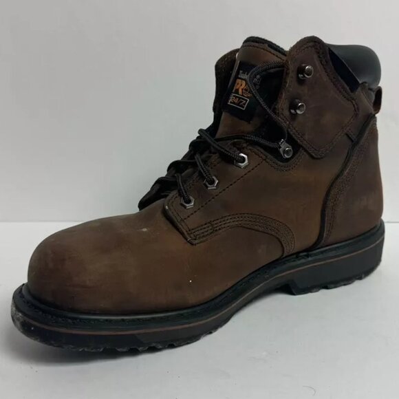 Timberland Pro Mens Pit Boss Steel Toe Work Boot Brown Size 12W main image 4